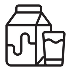 milk line icon