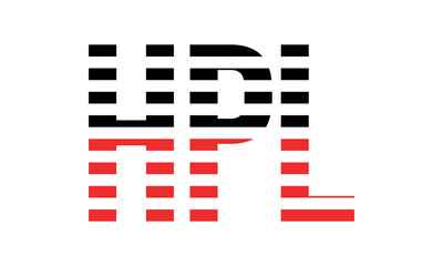 HPL three initial letter iconic line negative space minimal logo design vector template. monogram, abstract, wordmark, business, typography, minimalist, brand, company, flat, modern, unique, simple