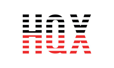 HQX three initial letter iconic line negative space minimal logo design vector template. monogram, abstract, wordmark, business, typography, minimalist, brand, company, flat, modern, unique, simple