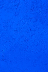 Closeup texture abstract of old blue color wall background.