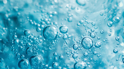  close up of bubbles of water in - obrazy, fototapety, plakaty