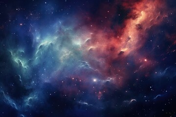 Universe galaxy wallpaper star particle motion on black background, starlight nebula in galaxy at...