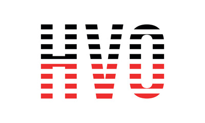 HVO three initial letter iconic line negative space minimal logo design vector template. monogram, abstract, wordmark, business, typography, minimalist, brand, company, flat, modern, unique, simple