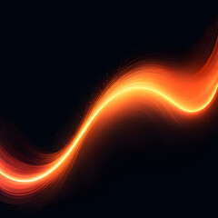  Dark Peach Fuzz Glowing Color Gradient Abstract Background Illustration
