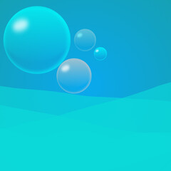 abstract background with bubbles