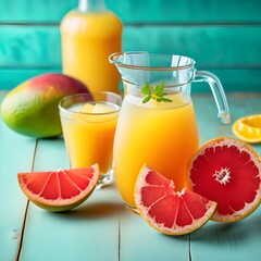 juice and fruits