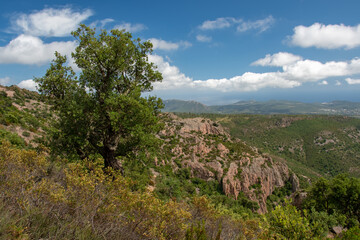 Un paysage de randonnée