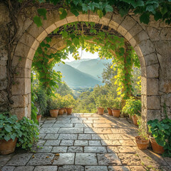 Arched Gateway to the Mountains