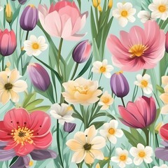Obraz premium Flowers of different types, intended for cards, posters, prints, Valentine, March 8 and you can use them in different cases.