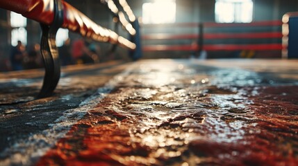 Professional Boxing Ring Background
