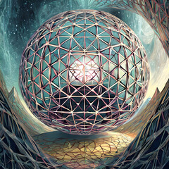 abstract 3d sphere illustration 
