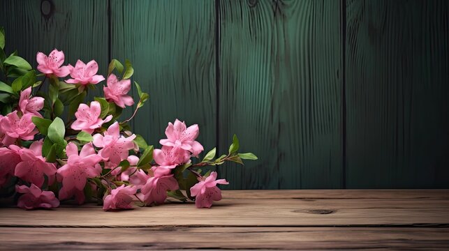 a beautifully crafted bouquet of flowers, strategically leaving ample copy space to serve as an inviting canvas for personalized greetings or well-wishes.