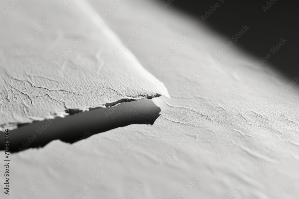 Aufkleber A piece of paper with a hole in it. Can be used for creative projects or as a background element
