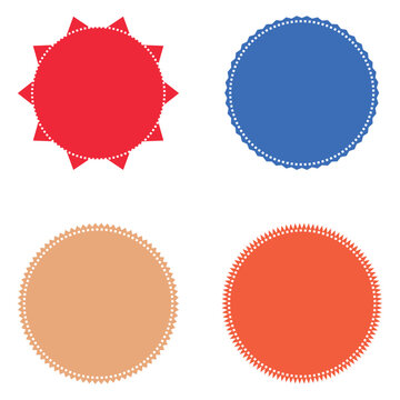 Set template sunburst, shapes badges vector starburst promo burst, for design label sticker. Vector illustration. EPS file 59.