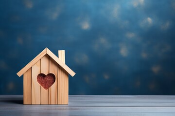 Searching for new house for purchase. Rental housing market. Magnifying glass near a residential building