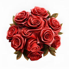 bouquet of red roses