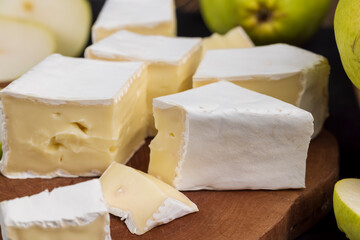 soft cream cheese with white mold