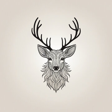 Buck Emblem: A Striking Deer Design