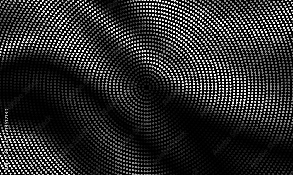 Poster Pixilated abstract Energy background. Halftone effect. Vector image.