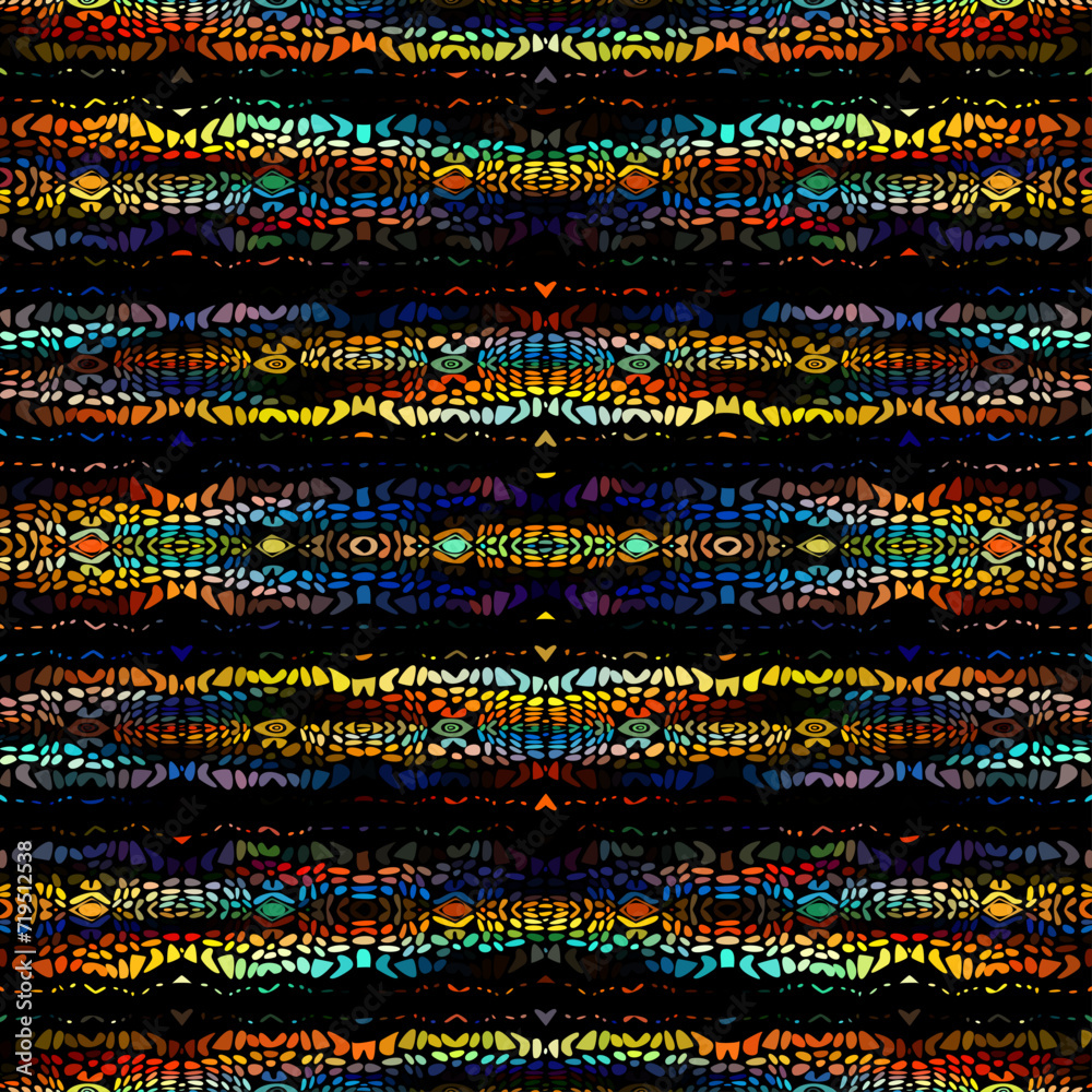Aufkleber vector ethnic tribal pattern. abstract seamless pattern.
