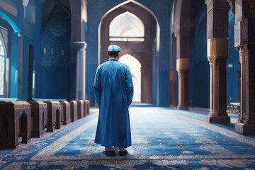 Naklejka premium Eid Ul Adha Mubarak Islamic Ai Generated Image