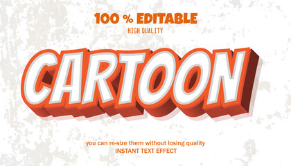 Free vector cartoon text effect