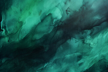 Abstract jade green watercolor painting background