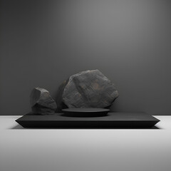 stone wall with a stone