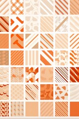 apricot different pattern illustrations