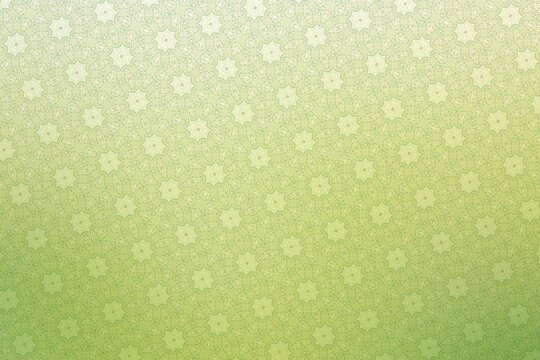 Green paper texture with flower pattern,  Abstract background and texture for design