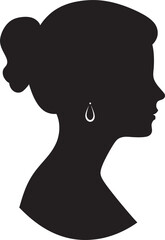 Powerful Feminine Poses Black Vector DesignGraceful Womens Essence Vector Illustration
