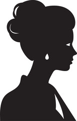 Dynamic Profiles Women Vector IllustrationSleek Empowerment Black Vector Portraits