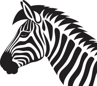 Zebra Essence Vector Black MasterpieceArtistic Flair Zebra Vector Imagery