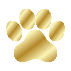 Gold Paw Icon