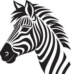 Fototapeta na wymiar Abstract Splendor Zebra Vector ArtistryDynamic Details Vector Zebra Showcase