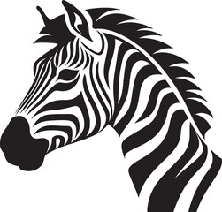 Fototapeta na wymiar Wildlife Rendition Zebra Vector CompositionArtistic Essence Vector Zebra Edition