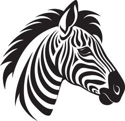 Graphic Safari Zebra Vector ShowcaseElegant Patterns Black and White Zebra Art