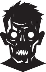 Cadaverous Vectors Shadowy Zombie IllustrationsForsaken Phantasm Black Vector Undead