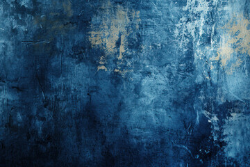 Obraz premium Dark Blue Grunge Texture Background