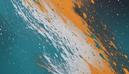 Vibrant grainy gradient background orange white blue teal blurred noise texture header poster...