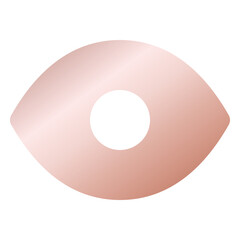 Rose Gold Eye Icon
