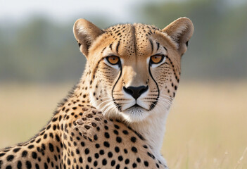 Wild cat image with transparent background