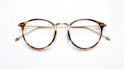 Vintage-inspired round-frame glasses