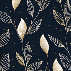 seamless pattern with feathers