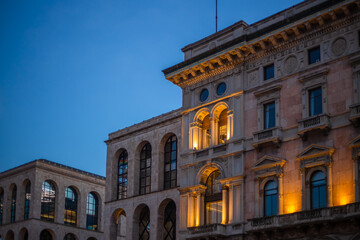 Milan, Italy 15.12.2023 The Galleria Vittorio Emanuele II in Milan. New Year. Christmas and winter holidays.