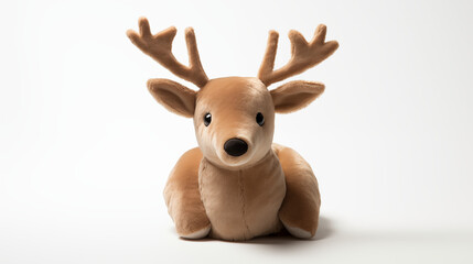 Plush Reindeer Shaped Throw.Pillow