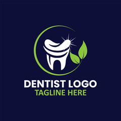 dental care logo design vector