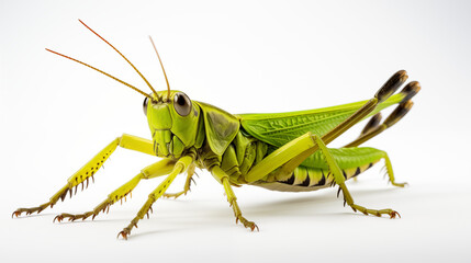 Grasshopper in a jump pose