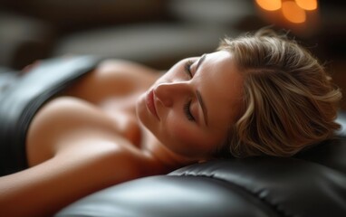 Obraz na płótnie Canvas photo of a massage 