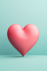 Valentine's day background. Perfect heart